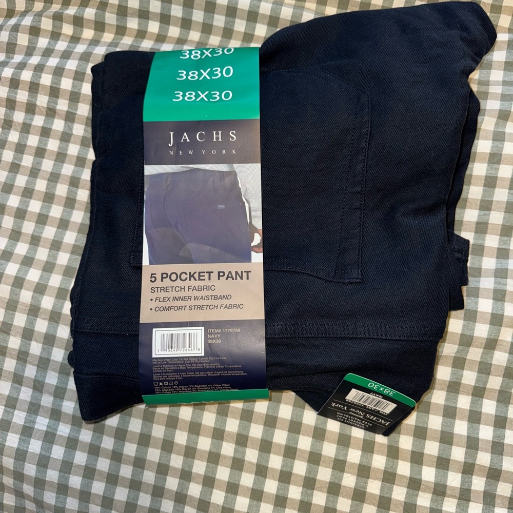 JACHS New York 5-Pocket Pant flex inner waistband and stretch fabric.